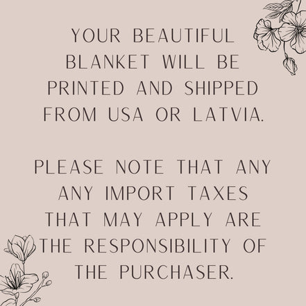 Be Still and Know That I Am God - Psalm 46:10 - Minky Throw Blanket