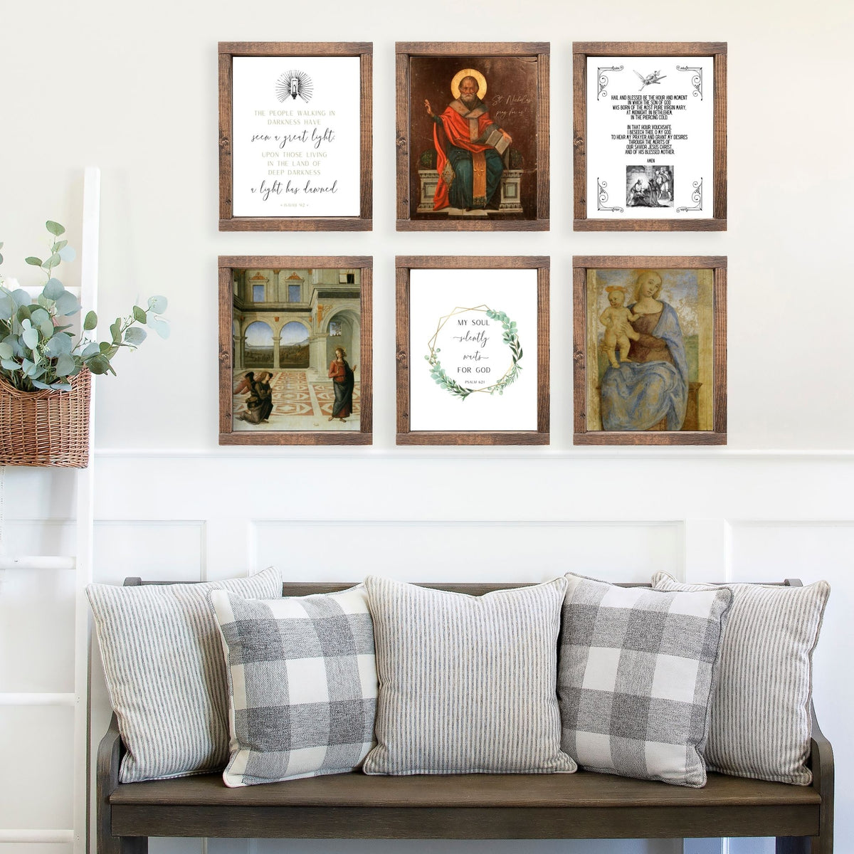 Advent Printable Art Collection: Set of 6 Advent Designs