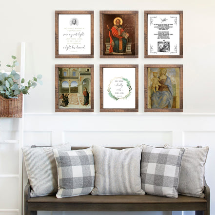 Advent Printable Art Collection: Set of 6 Advent Designs