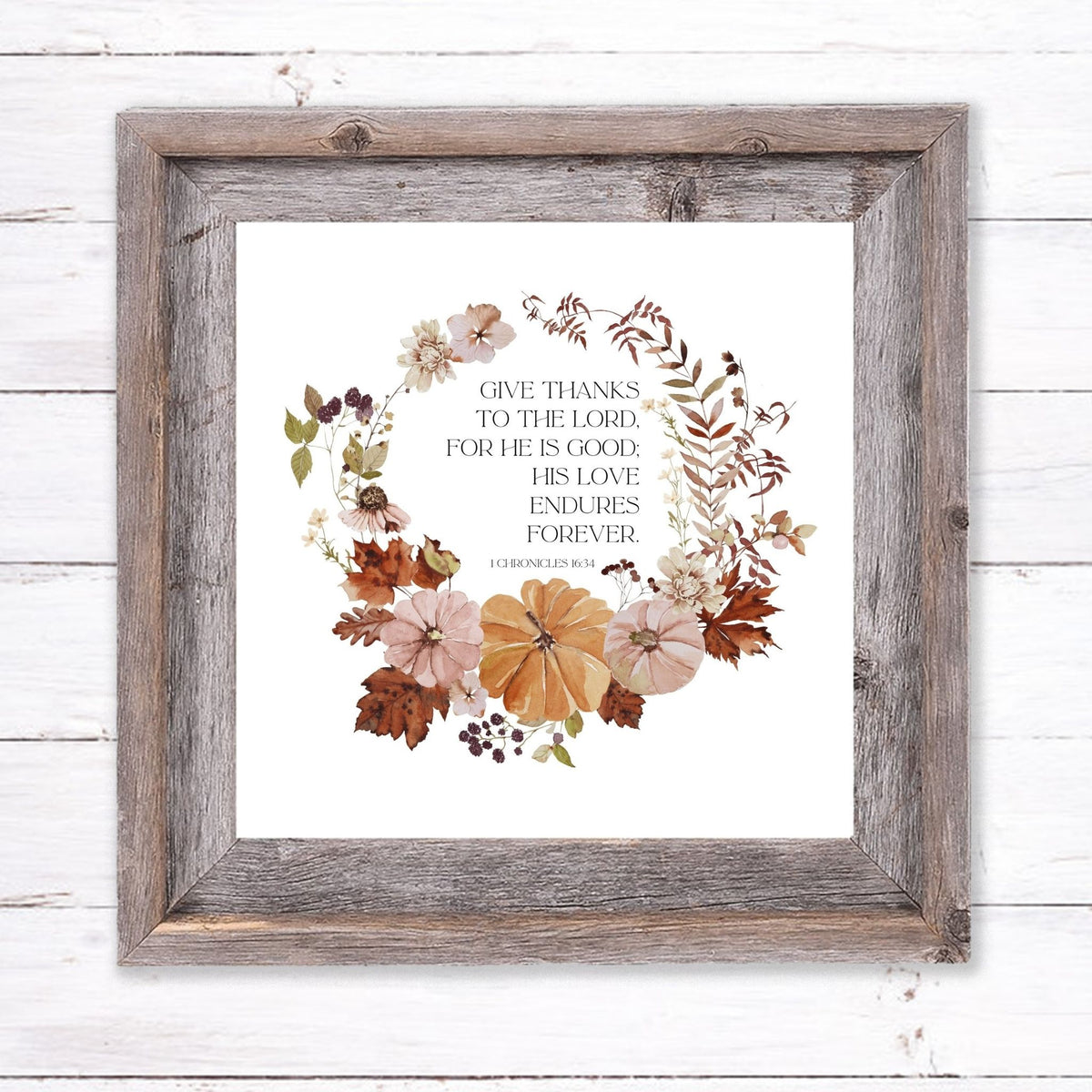 Give Thanks to the Lord -Printable Wall Art