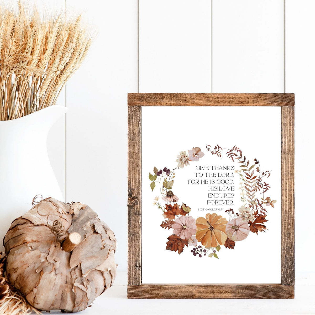 Give Thanks to the Lord -Printable Wall Art