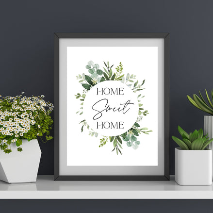 Home Sweet Home - Printable Wall Art