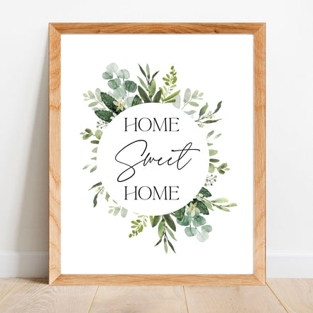 Home Sweet Home - Printable Wall Art