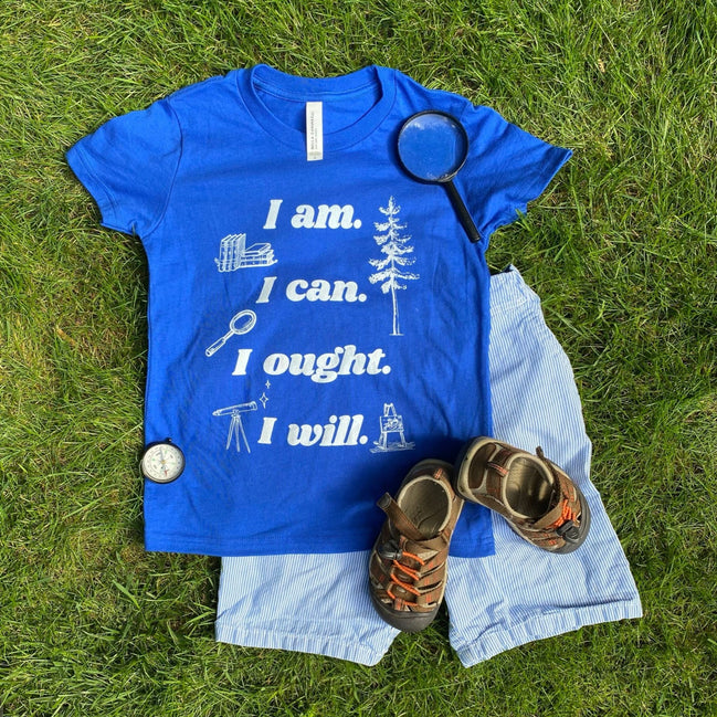 I Am, I Can, I Ought, I Will: Charlotte Mason Homeschooling Youth T-Shirt