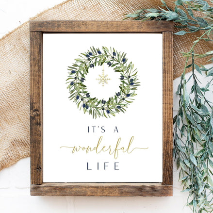 It's a Wonderful Life - Printable Wall Art
