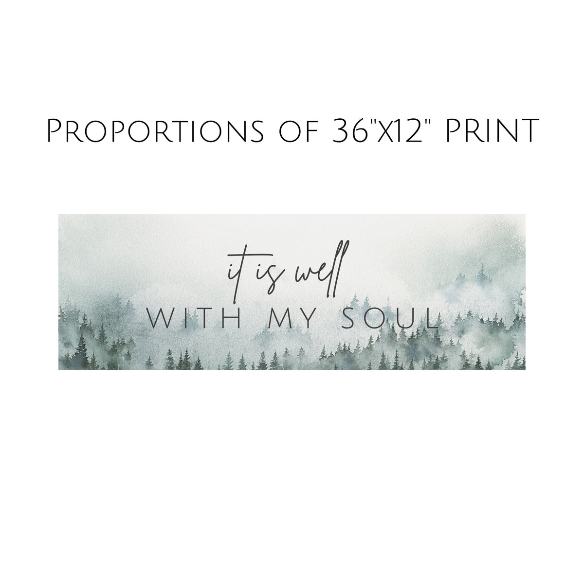 It Is Well With My Soul - Canvas Art Print