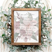 Je Vous Salue Marie - Printable Wall Art