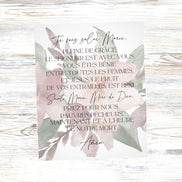 Je Vous Salue Marie - Printable Wall Art
