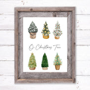 Christmas Printable Art Bundle - Set of 8 Printable Designs