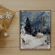 Christmas Printable Art Bundle - Set of 8 Printable Designs