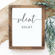 Silent Night-  Printable Wall Art