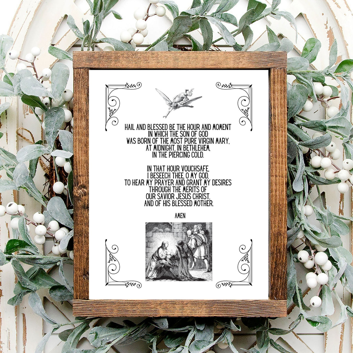 St. Andrew Christmas Novena - Printable Prayer Art