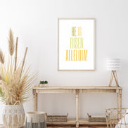 He is Risen, Alleluia! - Printable Wall Art
