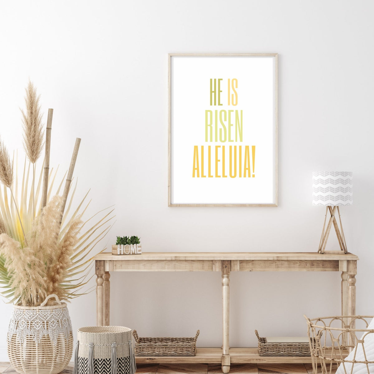 He is Risen, Alleluia! - Printable Wall Art