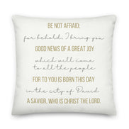 A Saviour is Born - Premium Decorative Pillow | Cushion