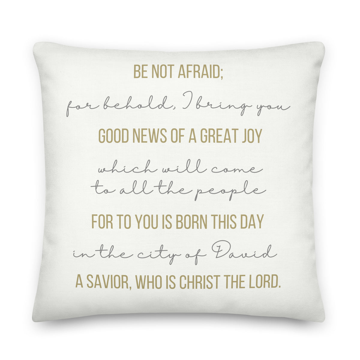 A Saviour is Born - Premium Decorative Pillow | Cushion
