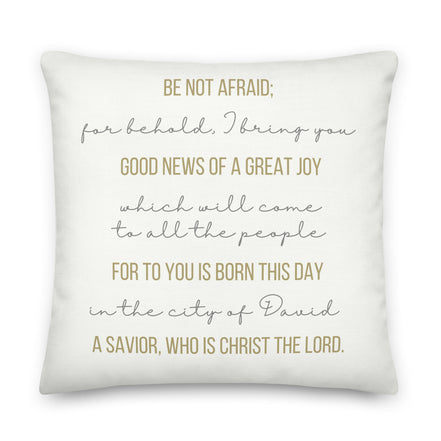 A Saviour is Born - Premium Decorative Pillow | Cushion