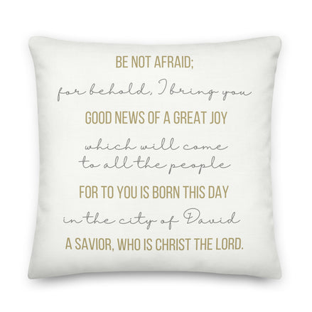 A Saviour is Born - Premium Decorative Pillow | Cushion