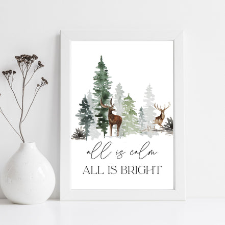 All is Calm - Printable Wall Art