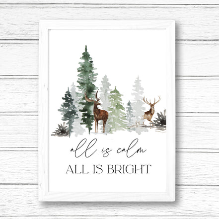 All is Calm - Printable Wall Art