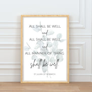 St. Julian of Norwich Quote - Set of 4 Printable Designs