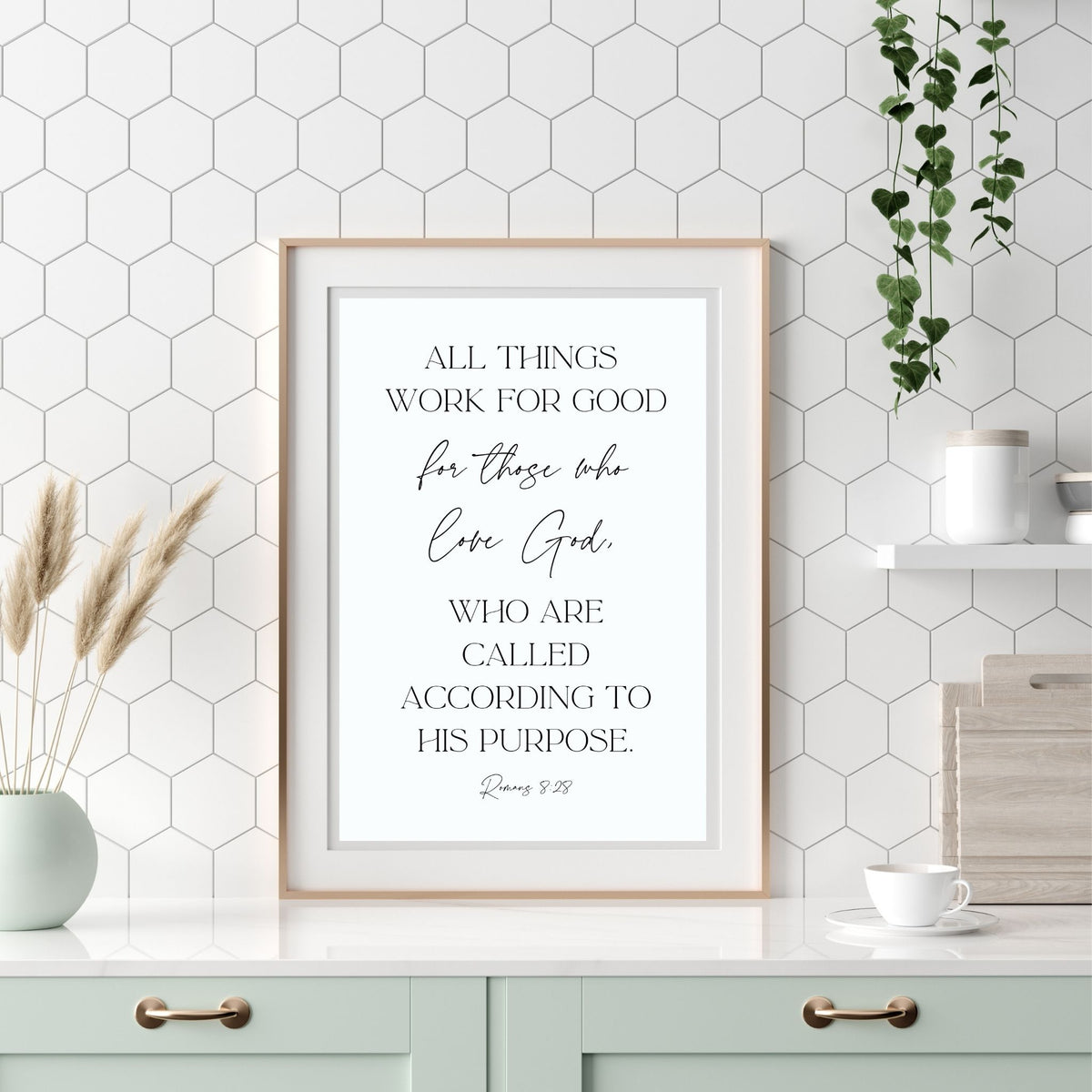 All Things Work for Good - Printable Wall Art