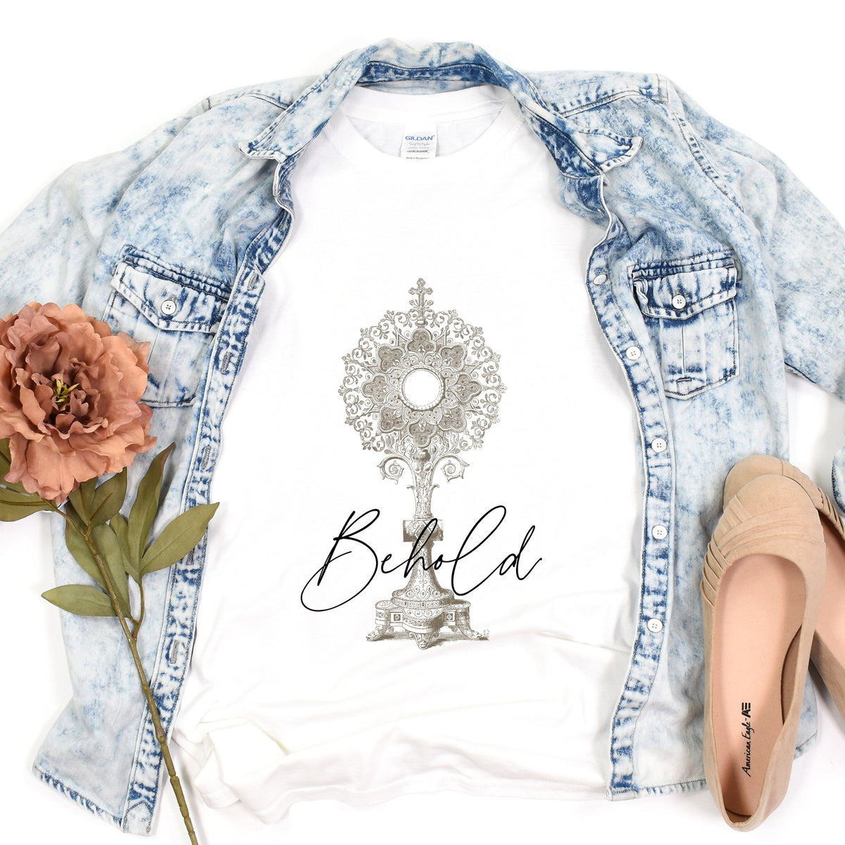 Behold:  Eucharistic T-Shirt