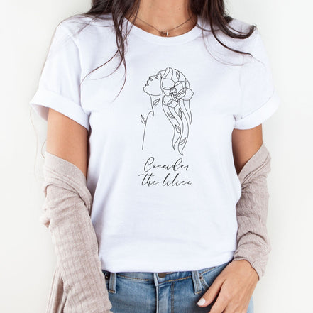 Consider the Lilies Crewneck T-Shirt