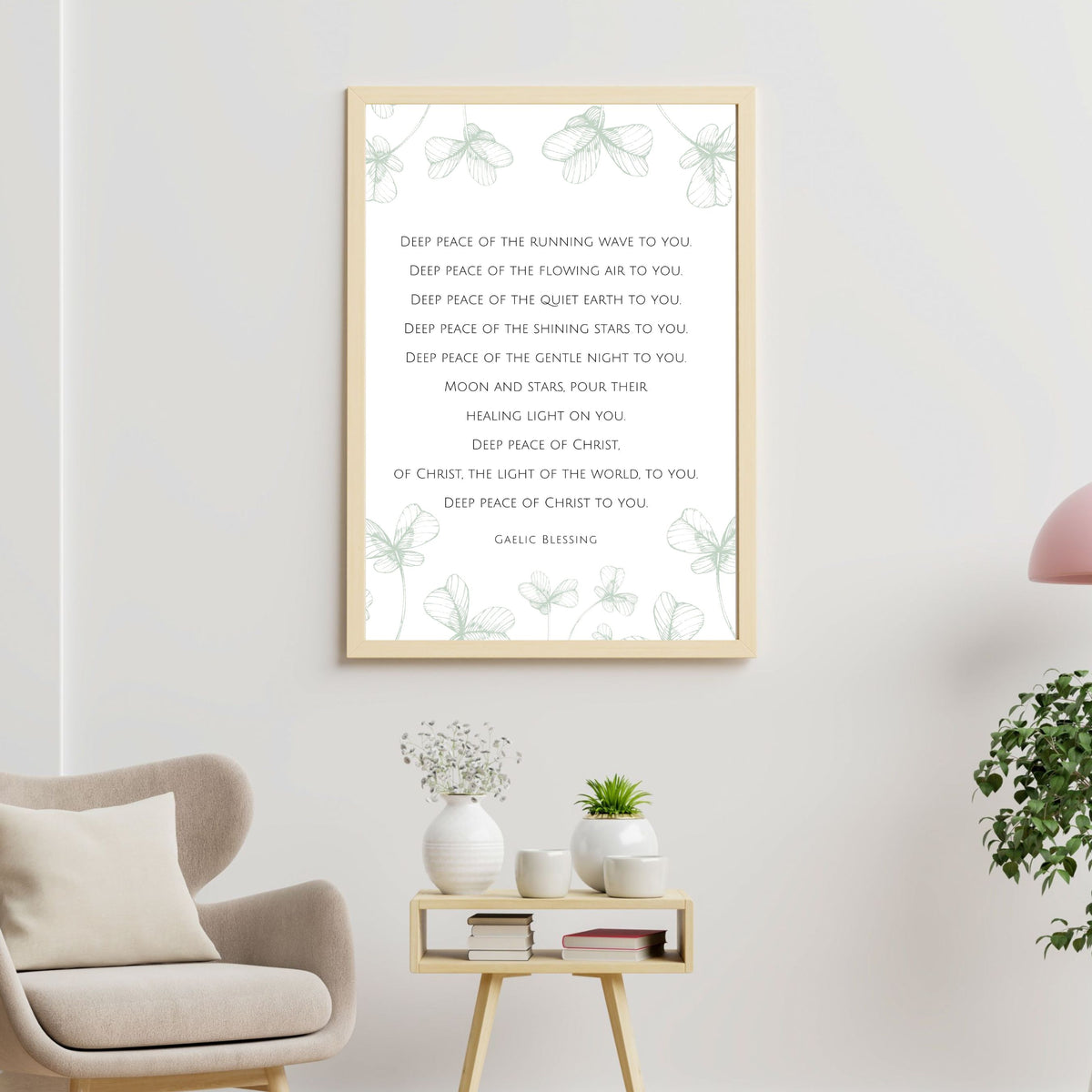 Gaelic Blessing | Deep Peace of Christ - Printable Wall Art