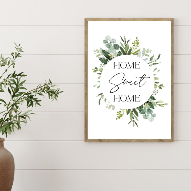 Home Sweet Home - Printable Wall Art