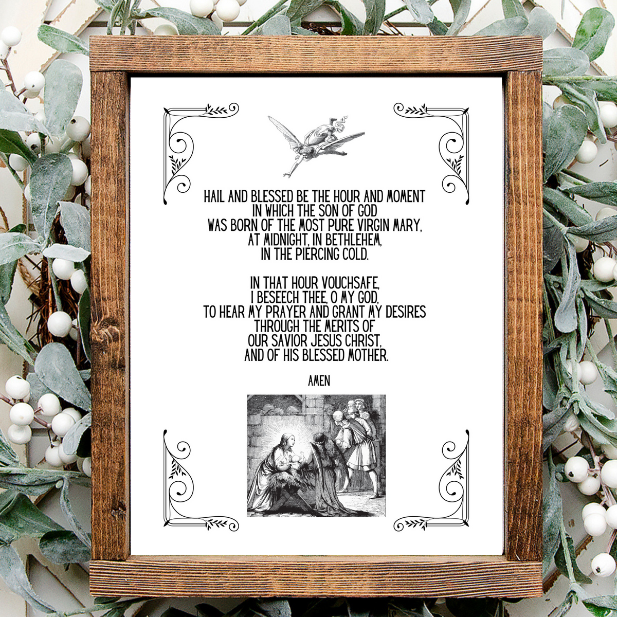 Advent Printable Art Collection: Set of 6 Advent Designs