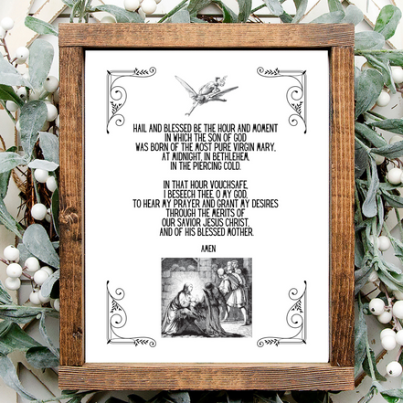 Advent Printable Art Collection: Set of 6 Advent Designs
