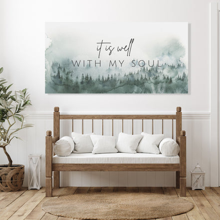 It Is Well With My Soul - Canvas Art Print