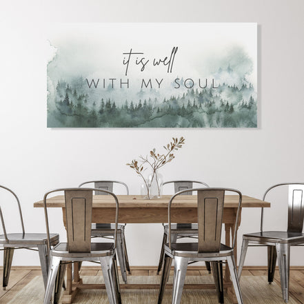 It Is Well With My Soul - Canvas Art Print