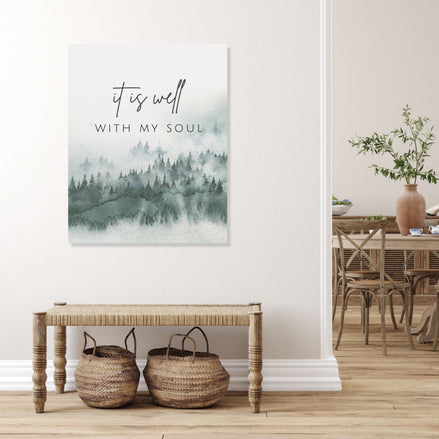 It Is Well With My Soul - Canvas Wall Art Print