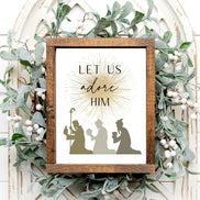 Christmas Printable Art Bundle - Set of 8 Printable Designs