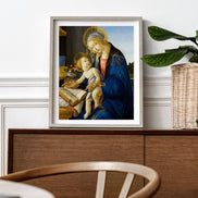 Madonna of the Book - Botticelli - Printable Wall Art