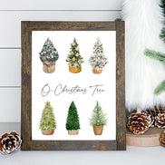 O, Christmas Tree - Printable Wall Art