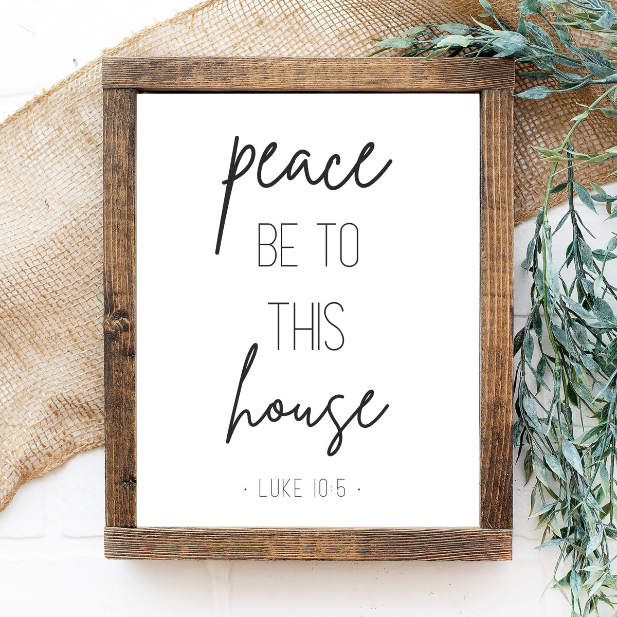 Peace Be To This House - Printable Wall Art