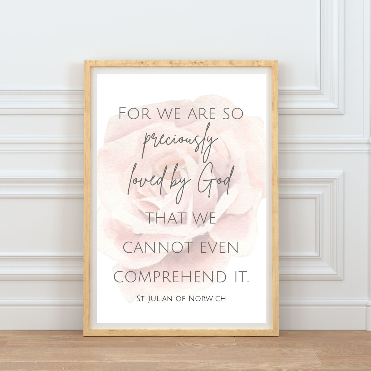 St. Julian of Norwich Quote - Set of 4 Printable Designs