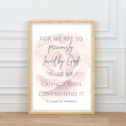 St. Julian of Norwich Quote - Set of 4 Printable Designs