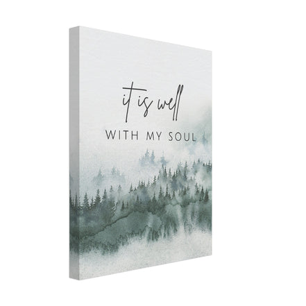 It Is Well With My Soul - Canvas Wall Art Print