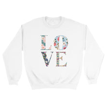 Load image into Gallery viewer, Love Floral Crewneck Sweatshirt
