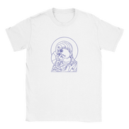 Icon of the Blessed Mother and the Child Jesus Crewneck T-Shirt