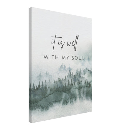 It Is Well With My Soul - Canvas Wall Art Print