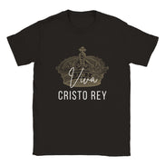 Viva Cristo Rey: Black Crewneck T-Shirt