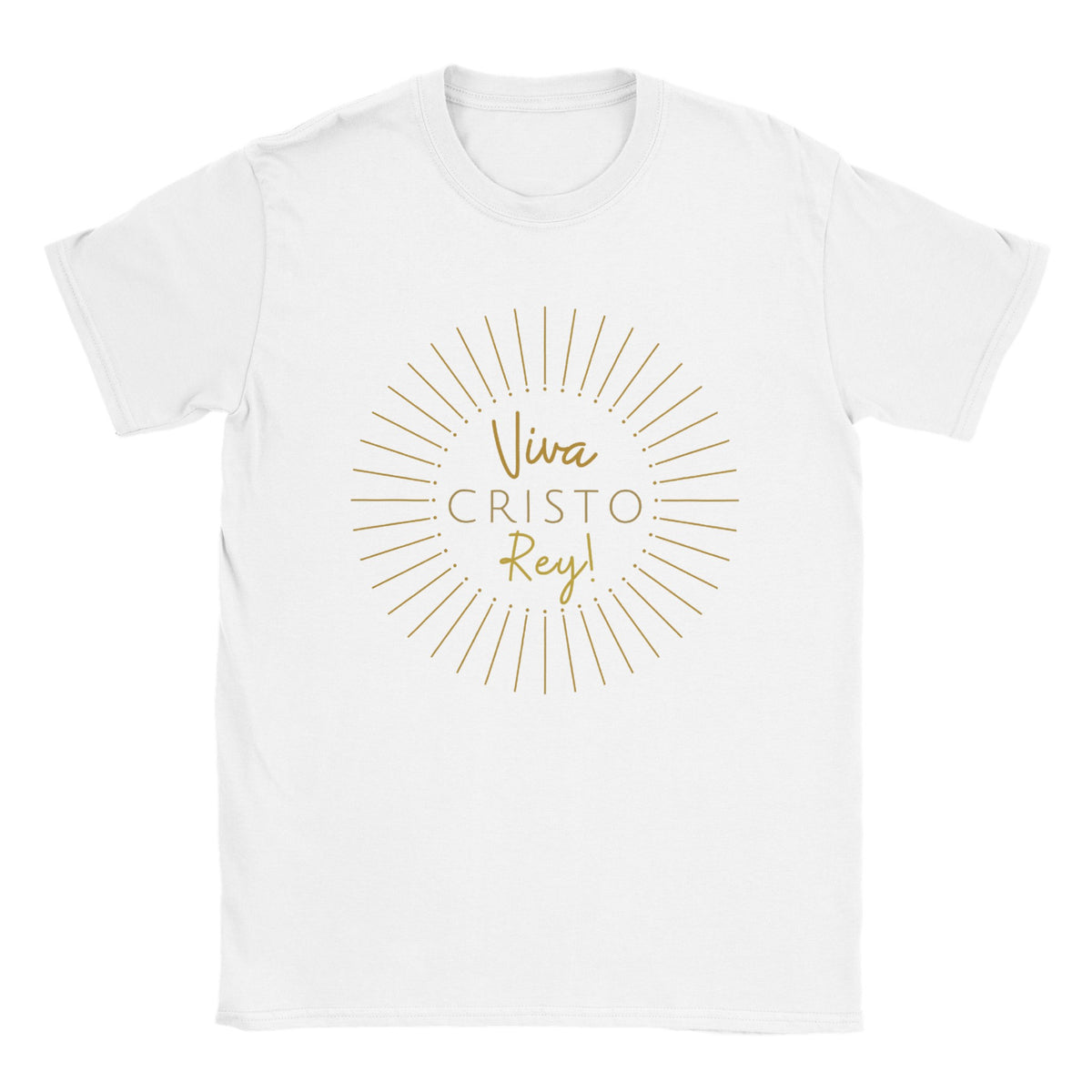 Viva Cristo Rey!: White Crewneck T-Shirt