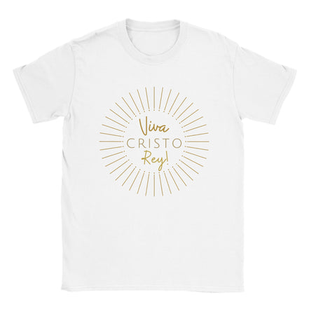 Viva Cristo Rey!: White Crewneck T-Shirt