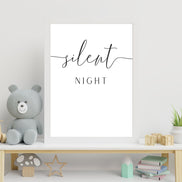 Silent Night-  Printable Wall Art