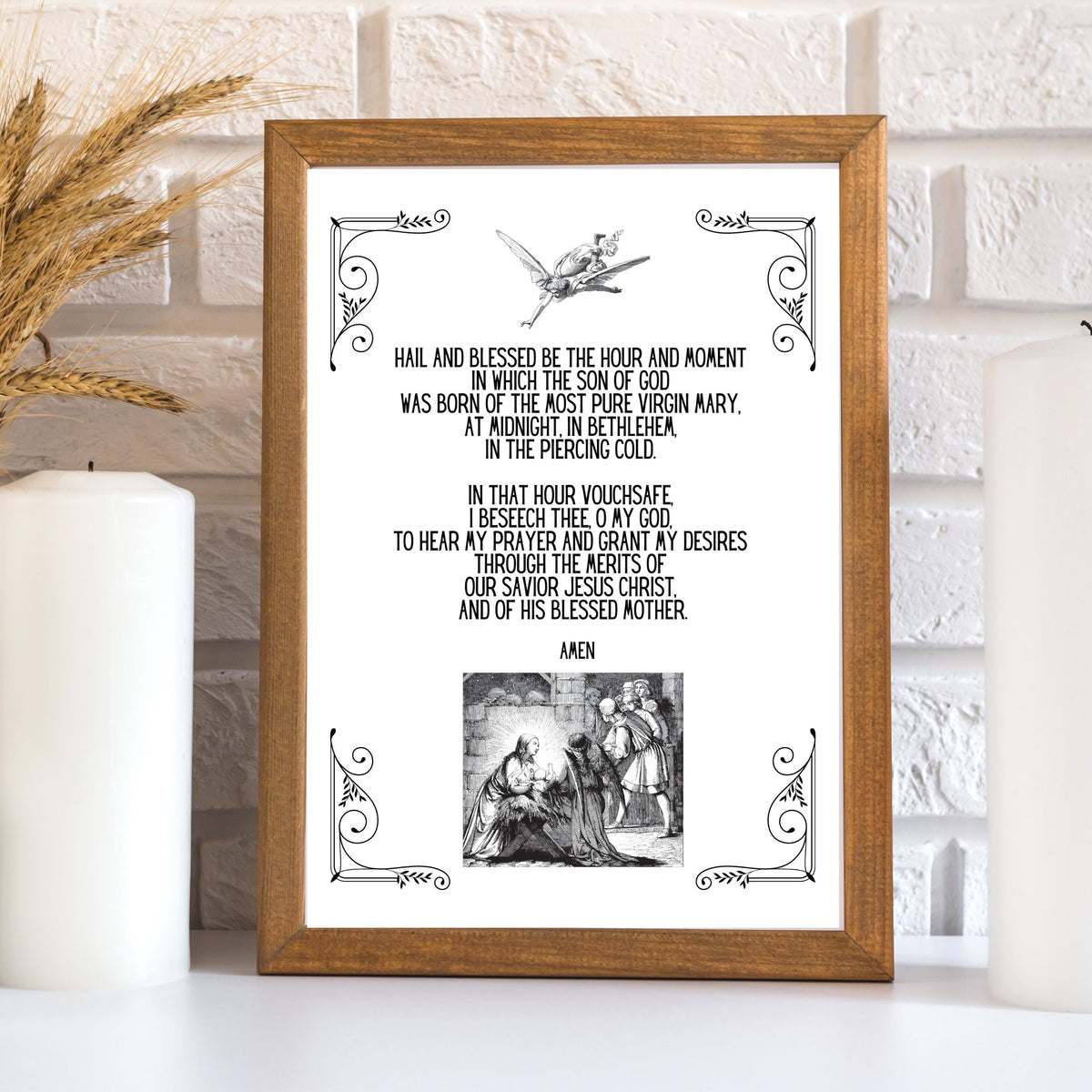 St. Andrew Christmas Novena - Printable Prayer Art
